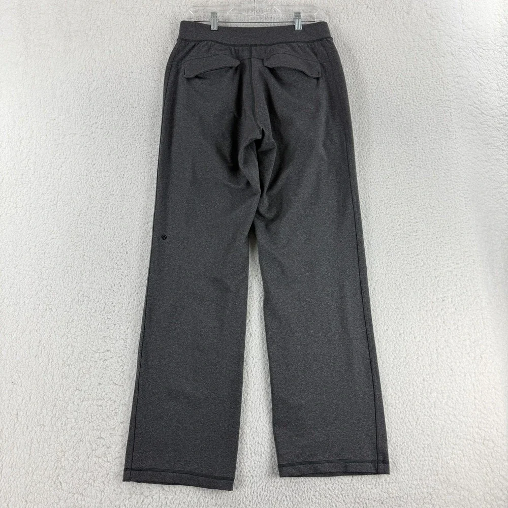 Lululemon Kung Fu Pants Mens Size 30 Gray‎ Pull On Straight Leg Athletic Stretch